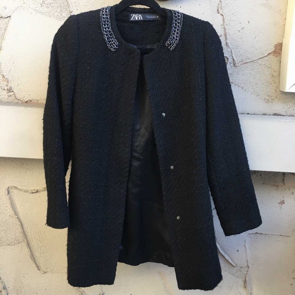 Zara Tweed Frock Coat